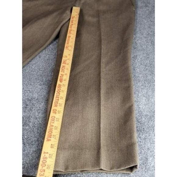 Ted Baker London Raleigh Dress Pants Men Sz 36R‎ Mocha Brown Designer Workwear - Picture 2 of 8